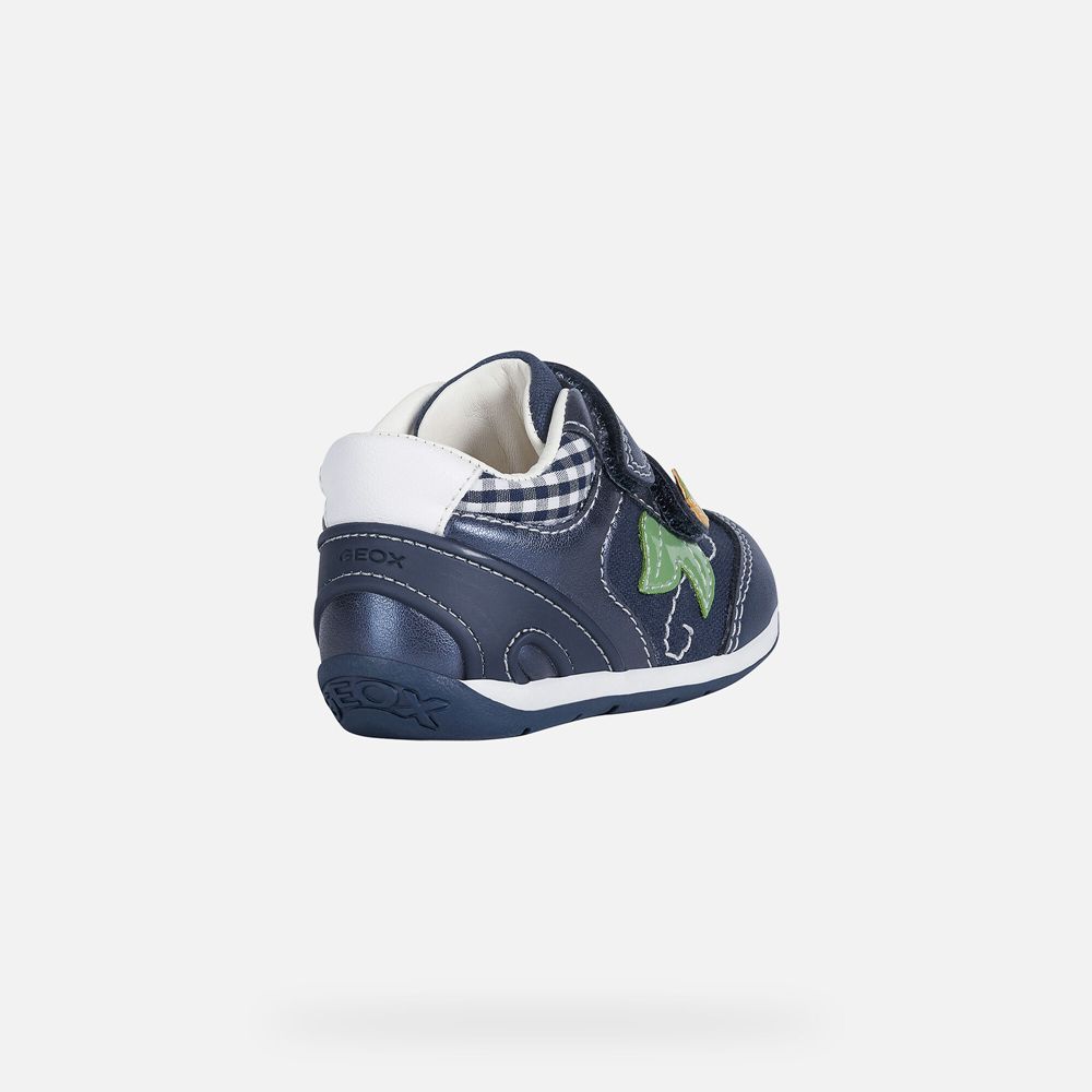 Geox Sneakers Navy Each Girl - Geox Baby Shoes - ZDOYUI326